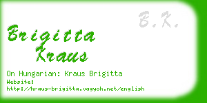 brigitta kraus business card